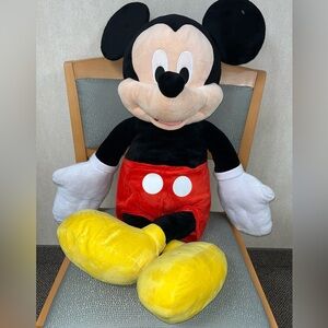 Disney JUMBO Mickey Mouse Plush 36” Giant Stuffed Animal Original